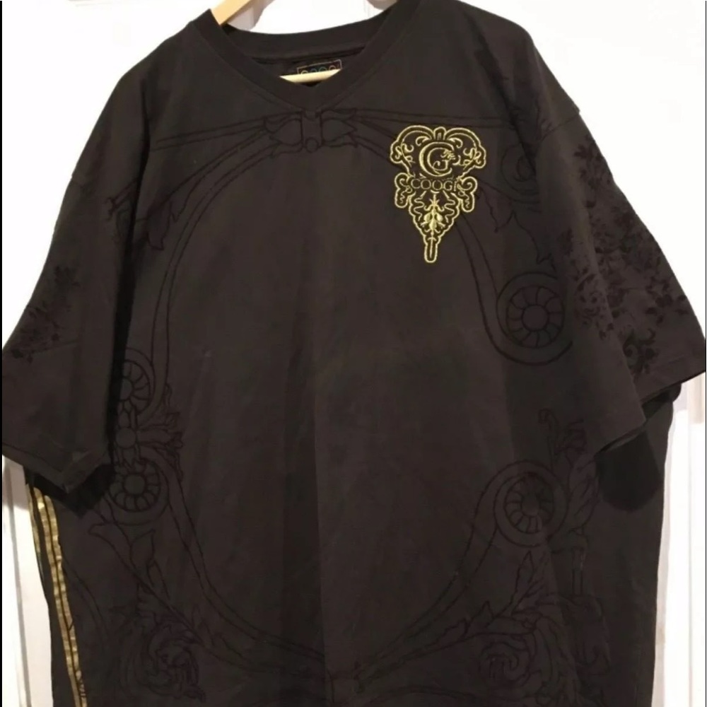 Men"s  Coogi Brown short sleeve t-shirt size 4XL